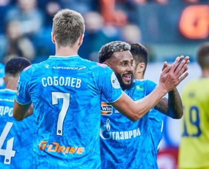 Обложка к новости "«Зенит» крупно обыгрывает БАТЭ 5:0!"