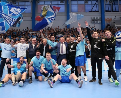 Обложка к новости "Гандбольный «Зенит» — чемпион России!"